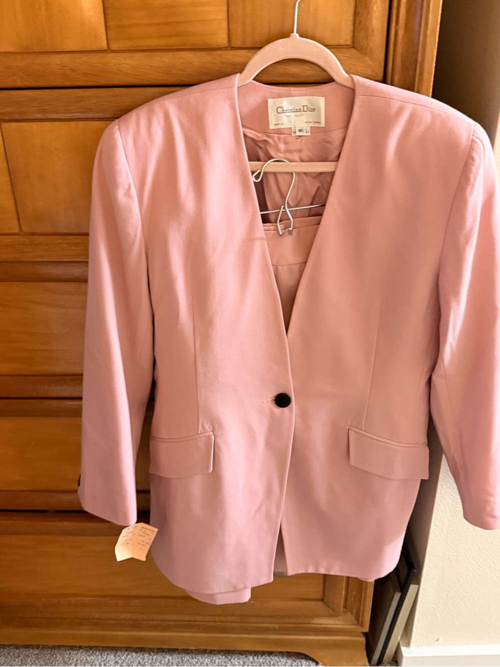 Christian Dior Dusty Rose Suit